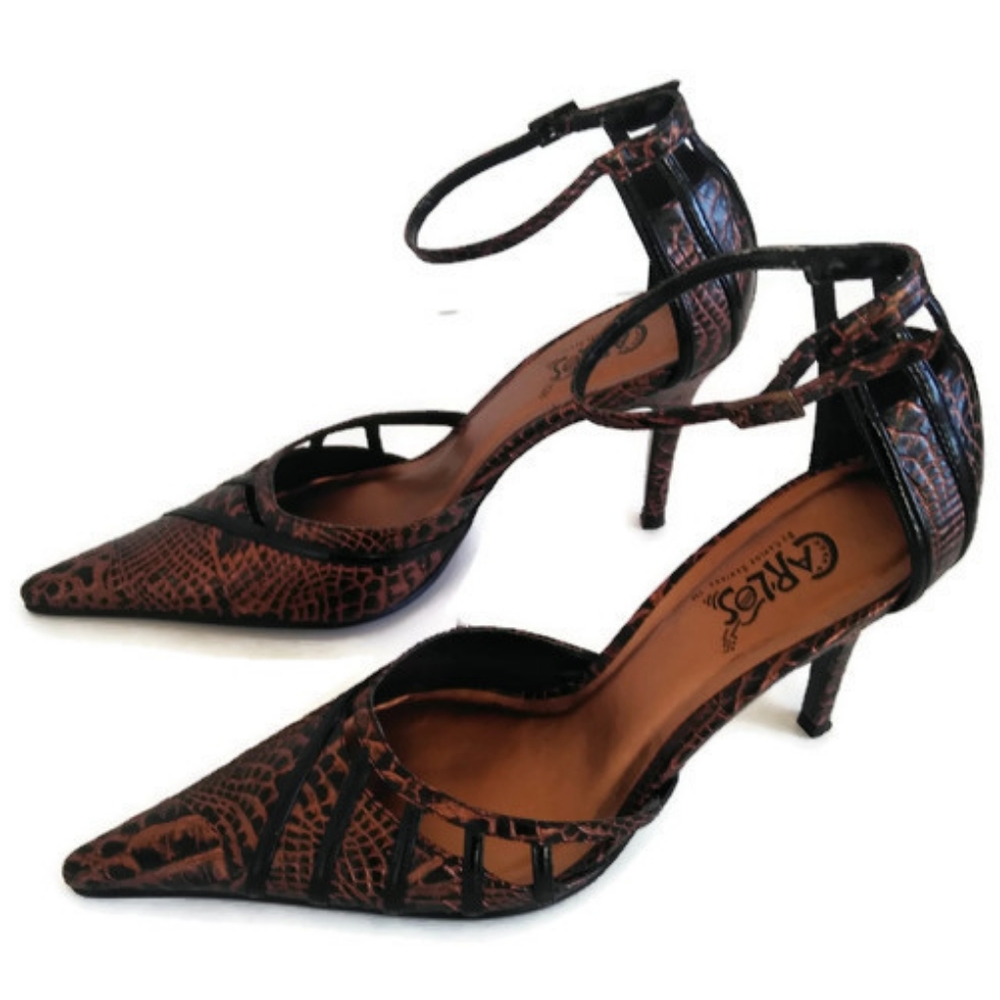 Carlos by Carlos Santana Brown/Black Heels